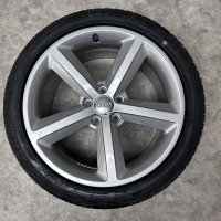 18 inch originele velgen + zomerbanden Audi A5 S line 8T0601025M