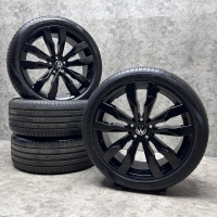 zwarte 20 inch originele Suzuka velgen + zomerbanden Volkswagen Tiguan 5NA601025G