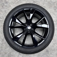 zwarte 20 inch originele Misano velgen + zomerbanden Volkswagen Tiguan 5NA601025AH