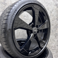 19 inch originele rotor velgen + zomerbanden Audi A3 S3 RS3 8V0601025ES&nbsp;zwart