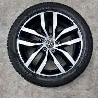 17 inch Volkswagen Golf 7 Madrid velgen + all season banden 5GO601025D