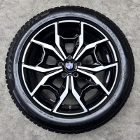 19 inch originele velgen + Pirelli winterbanden BMW X3 X4 style 887 M set 3