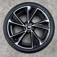 21 inch originele RS velgen + zomerbanden Audi A6 4K0601025DA set 1