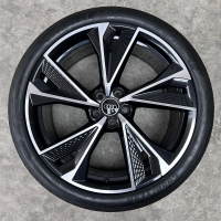 21 inch originele RS velgen + zomerbanden Audi A6 4K0601025DA set 1