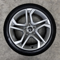 18 inch originele velgen + zomerbanden Audi A4 B9 B8 80A601025BD