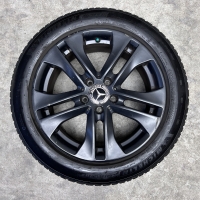 17 inch originele velgen + all season banden Mercedes C klasse W204 A2044017502 zwart