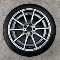 18 inch originele C63 AMG velgen + zomerbanden Mercedes C klasse C63 A2054010401 A2054010301