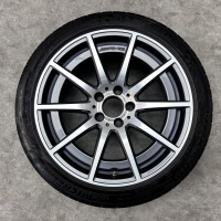 18 inch originele C63 AMG velgen + zomerbanden Mercedes C klasse C63 A2054010401 A2054010301