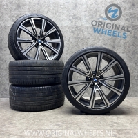 22 inch originele velgen + zomerbanden BMW X5 X6 G05 G06 746 8072000 8072001 set 2