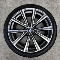 22 inch originele velgen + zomerbanden BMW X5 X6 G05 G06 746 8072000 8072001 set 2