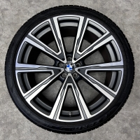 22 inch originele velgen + zomerbanden BMW X5 X6 G05 G06 746 8072000 8072001 set 2