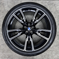 22 inch originele velgen + zomerbanden BMW X5 X6 G05 G06 747 M 6856025 6856026