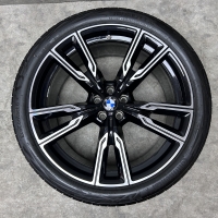 22 inch originele velgen + zomerbanden BMW X5 X6 G05 G06 747 M 6856025 6856026