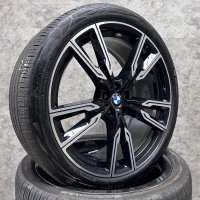 22 inch originele velgen + zomerbanden BMW X5 X6 G05 G06 747 M 6856025 6856026
