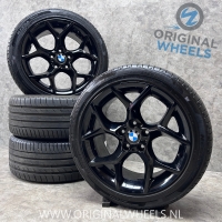 18 inch originele velgen + zomerbanden BMW X1 E84 styling 322 6789145 6789146