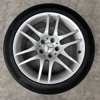 17 inch originele velgen + zomerbanden Mercedes CLK A1774013102 A1774013002
