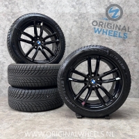 18 inch originele velgen + winterbanden BMW 5 serie G30 G31 style 662 8093915 set 3