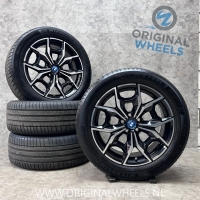 19 inch originele velgen + zomerbanden BMW X3 X4 style 887 M