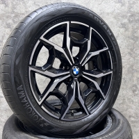 19 inch originele velgen + zomerbanden BMW X3 X4 style 887 M