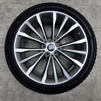 19 inch originele velgen + zomerbanden BMW 5 serie G30 G31 style 663 6873942 | 6874438