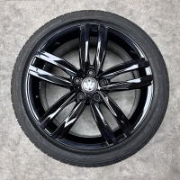 18 inch originele Durban velgen + zomerbanden VW Golf 7 5G0601025DH zwart