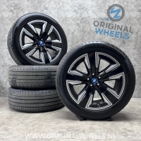 19 inch originele velgen + zomerbanden BMW IX3 G08 styling 842 6895627