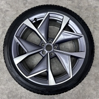 21 inch originele Vision Aero velgen + zomerbanden Skoda Enyaq RS 5LA601025AM | 5LA601025AK