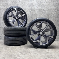 21 inch originele Vision Aero velgen + zomerbanden Skoda Enyaq RS 5LA601025AM | 5LA601025AK
