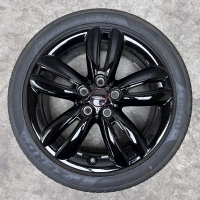 17 inch originele JCW velgen + zomerbanden Mini Cooper One JCW 501 6856057 set 2