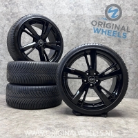 19 inch originele audi sport velgen + all season banden Audi A3 S3 RS3 8V0601025GD zwart