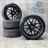 19 inch originele CLA 45 AMG velgen + zomerbanden Mercedes CLA45 C118 A1774012400