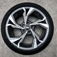18 inch originele velgen + zomerbanden Audi A3 S3 8Y 8Y0601025H set 3