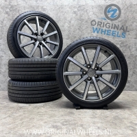 18 inch originele S line velgen + zomerbanden Audi A3 8V0601025AM set 2