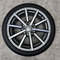 18 inch originele S line velgen + zomerbanden Audi A3 8V0601025AM set 2