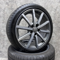 18 inch originele S line velgen + zomerbanden Audi A3 8V0601025AM set 2