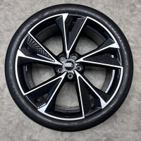 21 inch originele RS velgen + zomerbanden Audi A6 4K0601025DA set 2