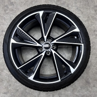 21 inch originele RS velgen + zomerbanden Audi A6 4K0601025DA set 3