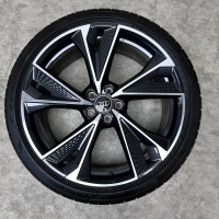 21 inch originele RS velgen + zomerbanden Audi A6 4K0601025DA set 3