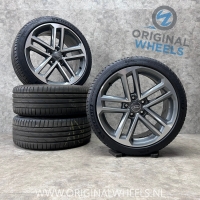 18 inch originele velgen + zomerbanden Audi A3 S3 8V0601025DG