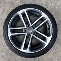18 inch originele velgen + zomerbanden Audi A3 S3 8V0601025DG