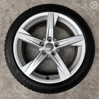 18 inch originele velgen + winterbanden Audi A4 B9 B8 80A601025BE set 2