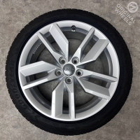 18 inch originele velgen + winterbanden Audi A4 B9 B8 80A601025B set B