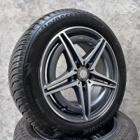 19 inch originele AMG velgen + winterbanden Mercedes EQC A2934010700 set A
