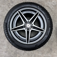 19 inch originele AMG velgen + winterbanden Mercedes EQC A2934010700 set A