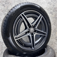 19 inch originele AMG velgen + winterbanden Mercedes EQC A2934010700 set B