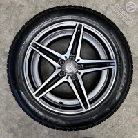 19 inch originele AMG velgen + winterbanden Mercedes EQC A2934010700 set B
