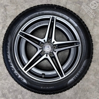 19 inch originele AMG velgen + winterbanden Mercedes EQC A2934010700 set B