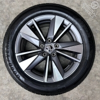 17 inch originele velgen + zomerbanden Skoda Karoq 57A601025AA