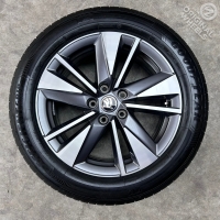17 inch originele velgen + zomerbanden Skoda Karoq 57A601025AA