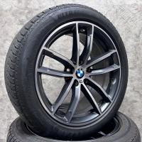 18 inch originele velgen + winterbanden BMW 5 serie G30 G31 style 662 8093405